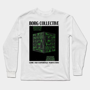 Star Trek - Travel Poster Borg Collective Long Sleeve T-Shirt